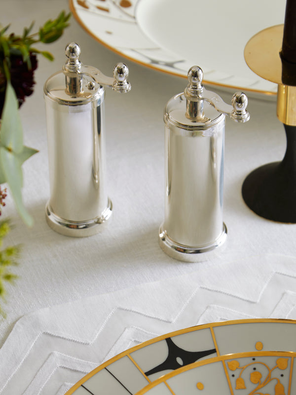 Chiarugi 1952 - Silver-Plated Brass Salt and Pepper Mill (Set of 2) -  - ABASK