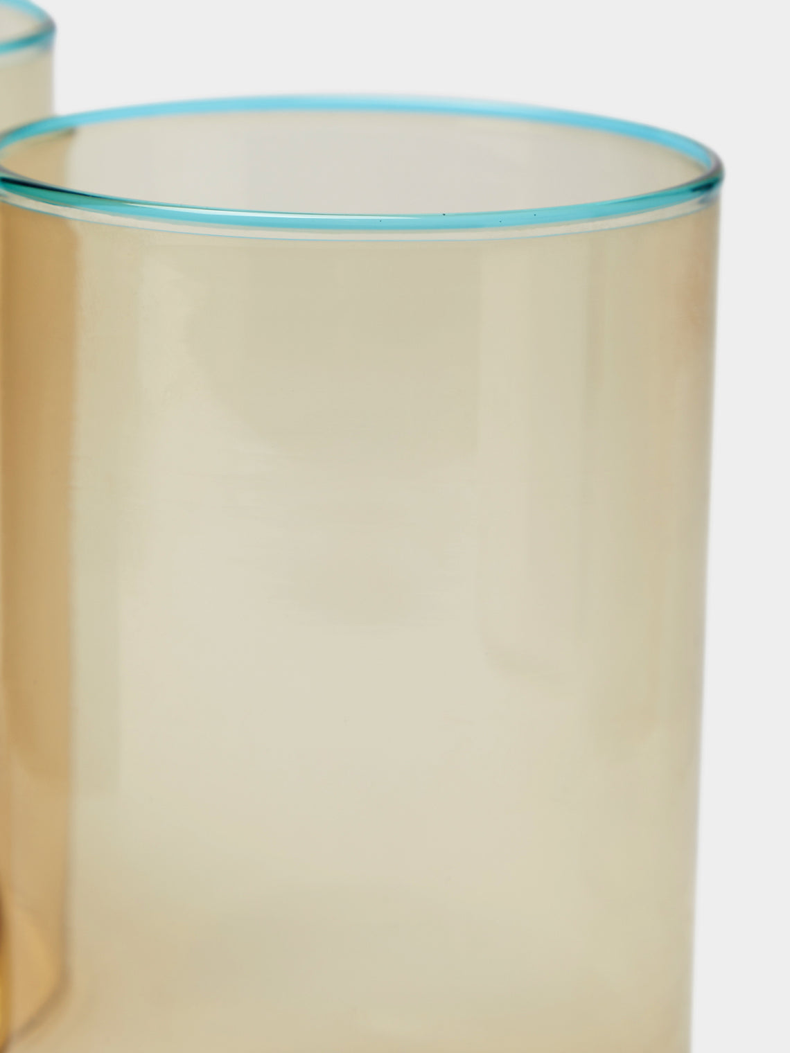 Yali Glass - Hand-Blown Murano Glass Tumbler - Yellow - ABASK