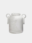 Revolution of Forms - Mitla Resin Low Vase - White - ABASK - 