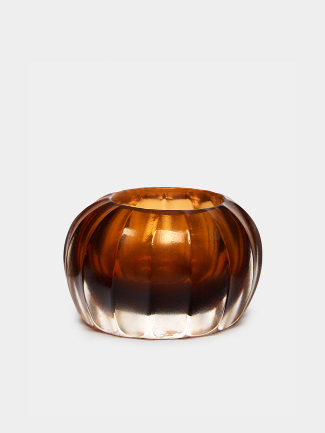 Micheluzzi Glass - Bocia Miele Murano Glass Vase - Yellow - ABASK - 