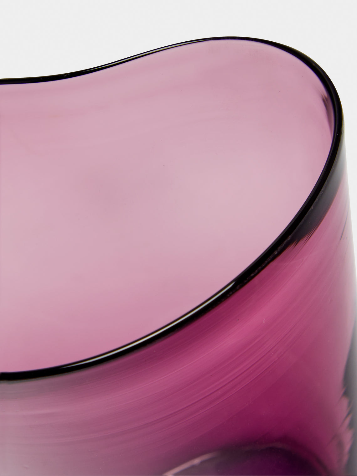 Micheluzzi Glass - Mosso Ametista Hand-Blown Murano Glass Tumbler -  - ABASK