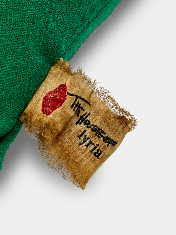 The House of Lyria - Polka Dot Handwoven Wool Cushion -  - ABASK