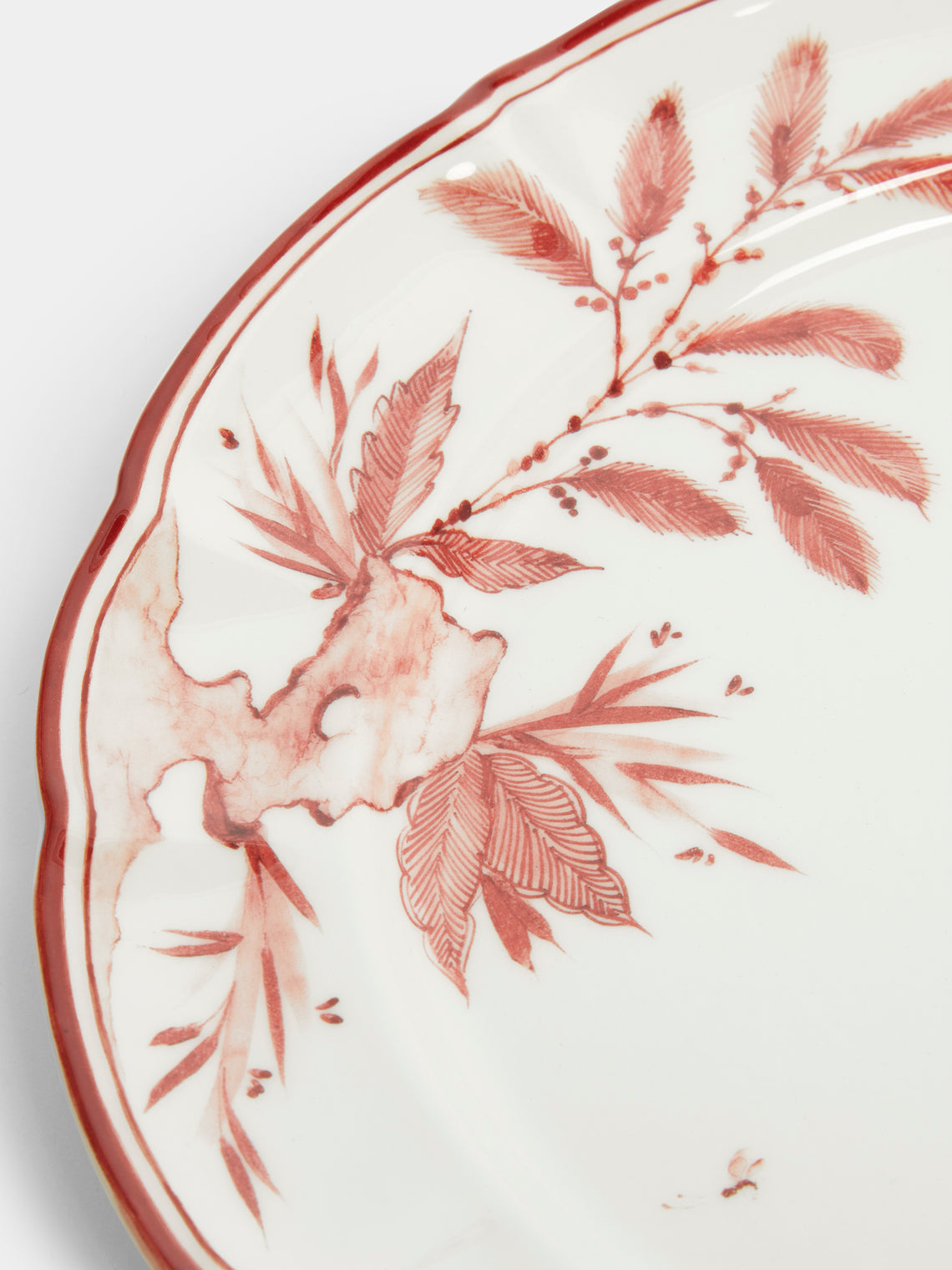 Laboratorio Paravicini - Rocaille Dinner Plate (Set of 4) - Red - ABASK