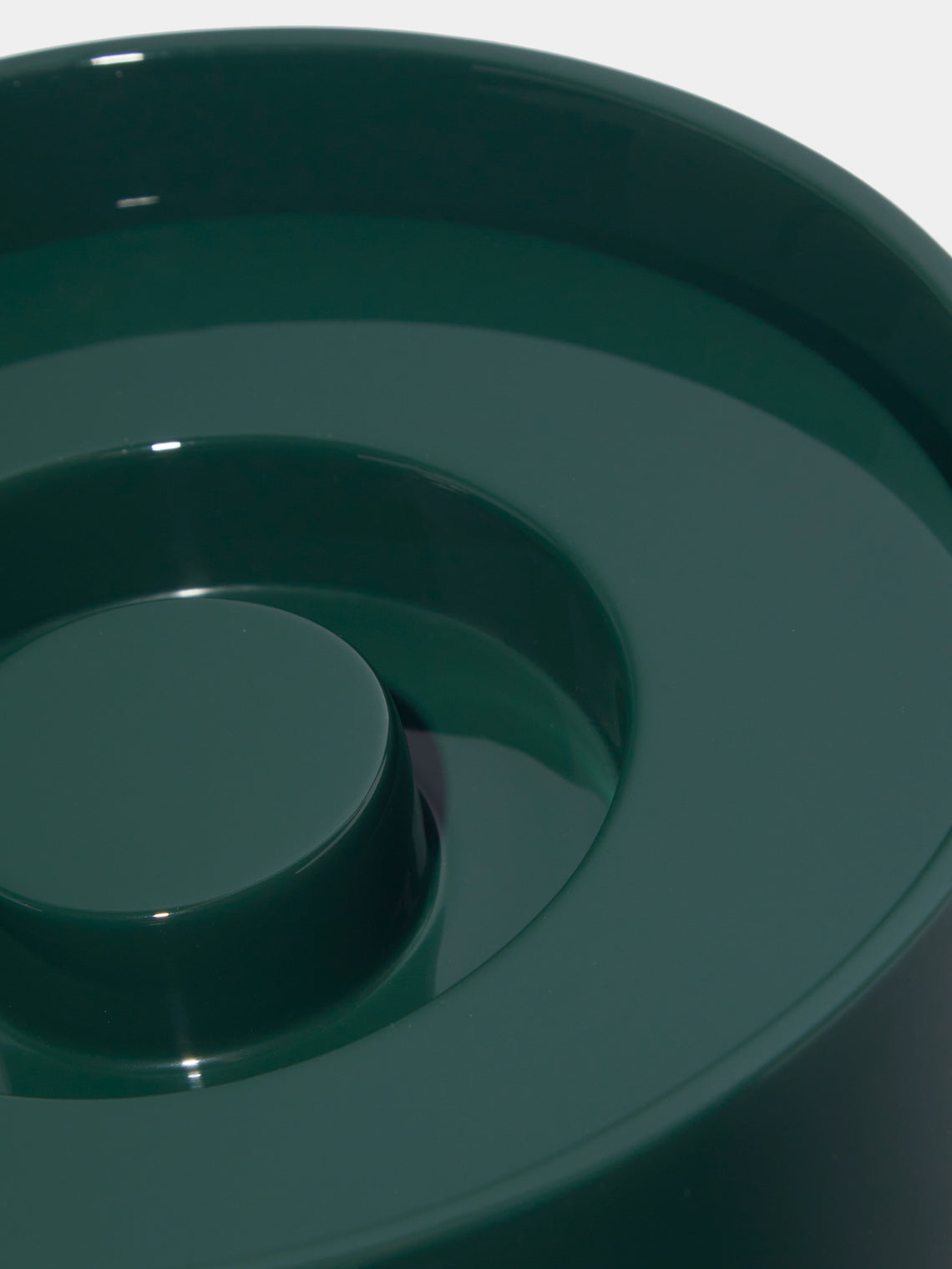 The Lacquer Company - Lacquered Ice Bucket - Green - ABASK