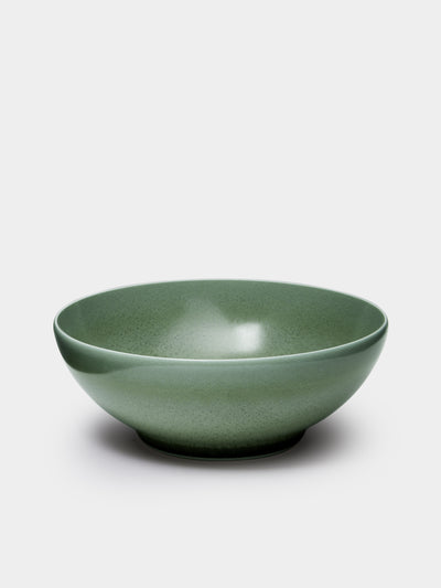 Jaune de Chrome - Todra Porcelain Cereal Bowl - Green - ABASK - 