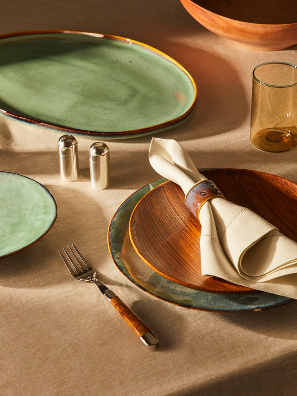 Mervyn Gers Ceramics - Hand-Glazed Ceramic Oval Platter -  - ABASK