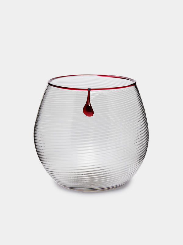 Giberto - Julia Teardrop Hand-Blown Murano Glass Tumbler -  - ABASK - 