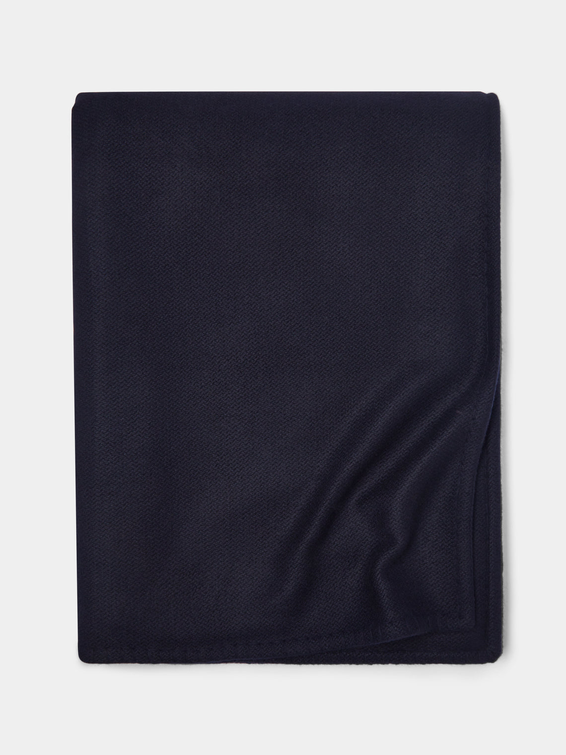 Rose Uniacke - Hand-Dyed Cashmere Large Blanket - Blue - ABASK - 
