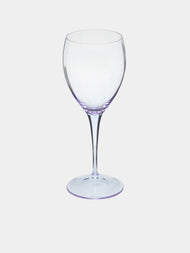 Moser - Optic Hand-Blown Crystal White Wine Glasses (Set of 2) - Purple - ABASK - 
