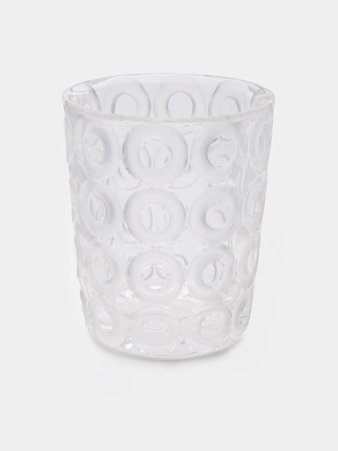 Lobmeyr - Ring Hand-Blown Crystal Vase - Clear - ABASK - 