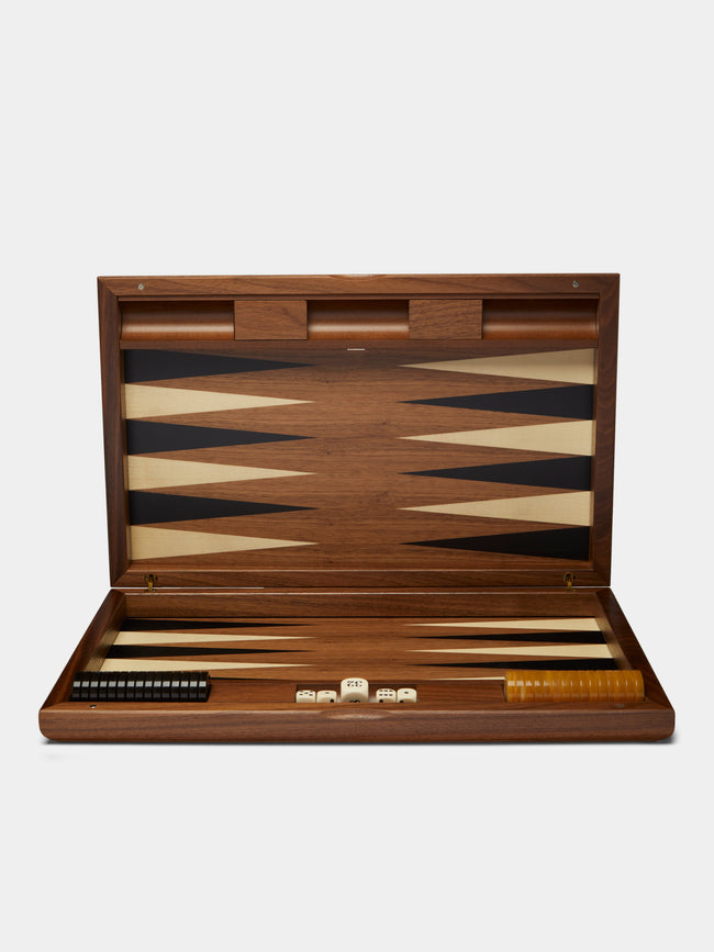 Dal Negro - Walnut Backgammon Set - Brown - ABASK - 