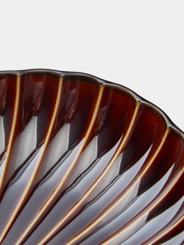 Kaneko Kohyo - Giyaman Urushi Ceramic Oval Platter -  - ABASK