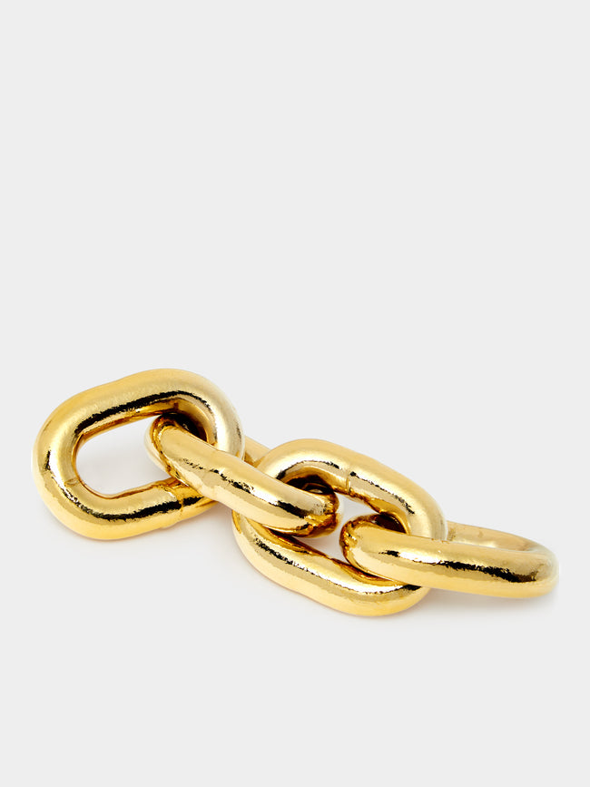Carl Auböck - Chain-Link Brass Paperweight - Gold - ABASK