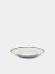 Augarten - Leafed Edge Hand-Painted Porcelain Soup Plate - White - ABASK - 