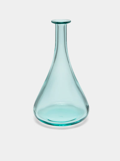 Moser - Optic Hand-Blown Crystal Wine Carafe - Blue - ABASK - 