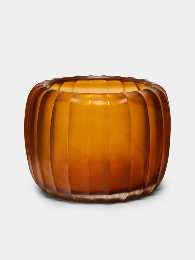 Micheluzzi Glass - Pozzo Miele Murano Glass Vase - Yellow - ABASK - 