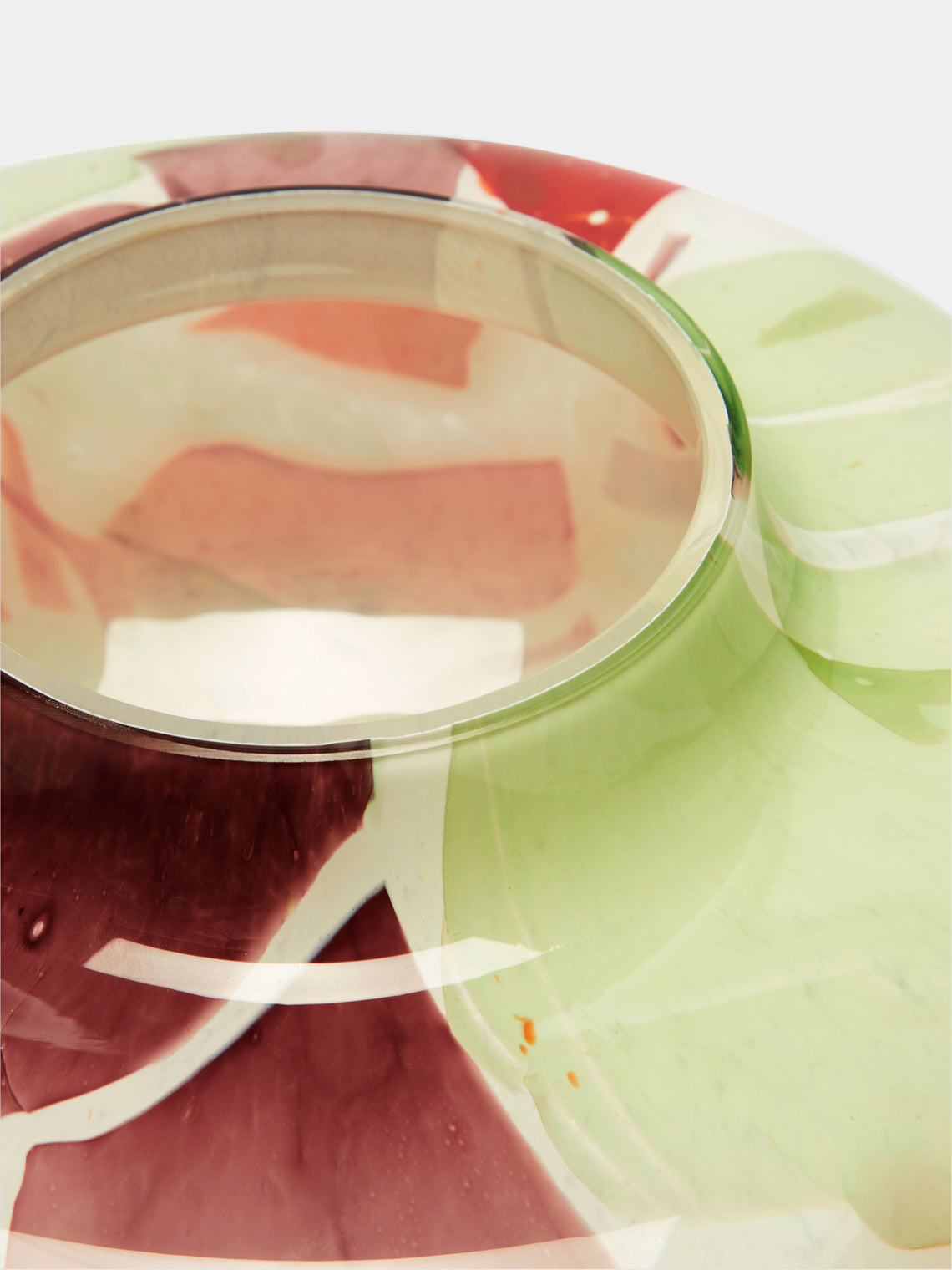 Stories of Italy - Spring Olla Hand-Blown Murano Glass Vase -  - ABASK