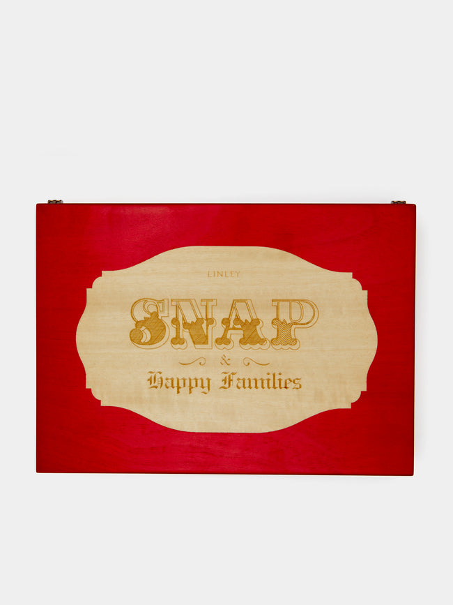 Linley - Snap & Happy Family Walnut Card Set - Red - ABASK - 