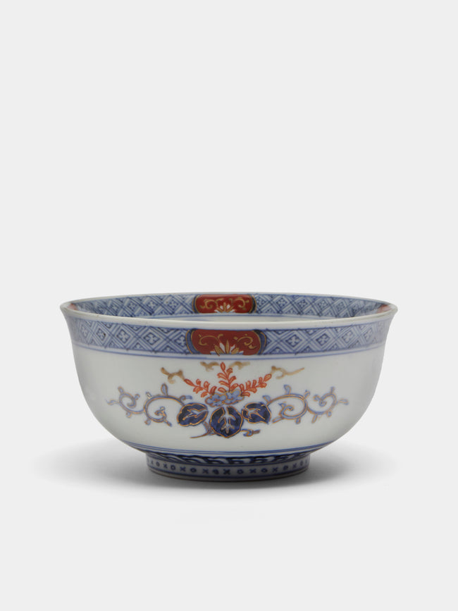 Antique and Vintage - 1900-1915 Japanese Imari Porcelain Bowl (Set of 3) - Multiple - ABASK - 