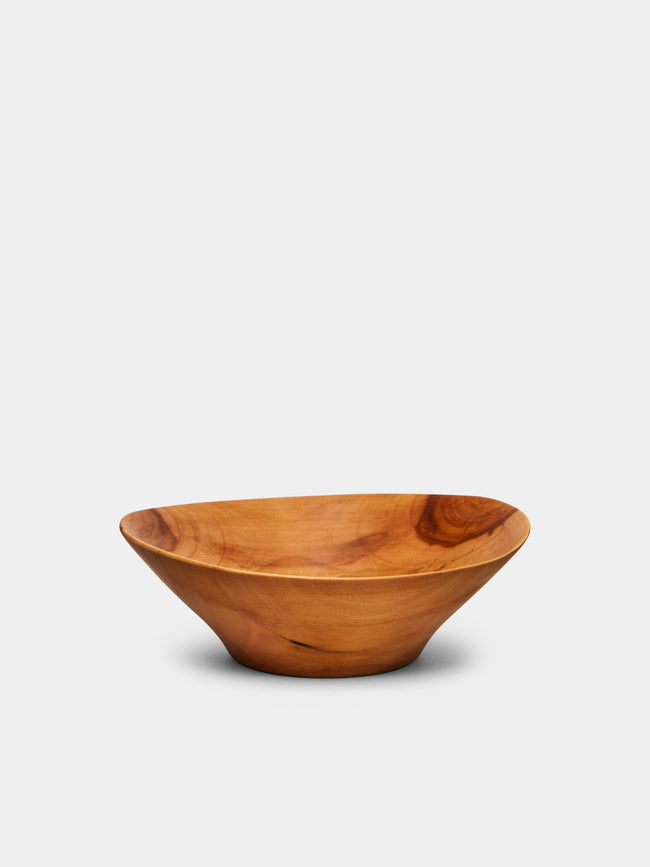Antonis Cardew - Hand-Turned Apple Wood Bowl - Brown - ABASK - 