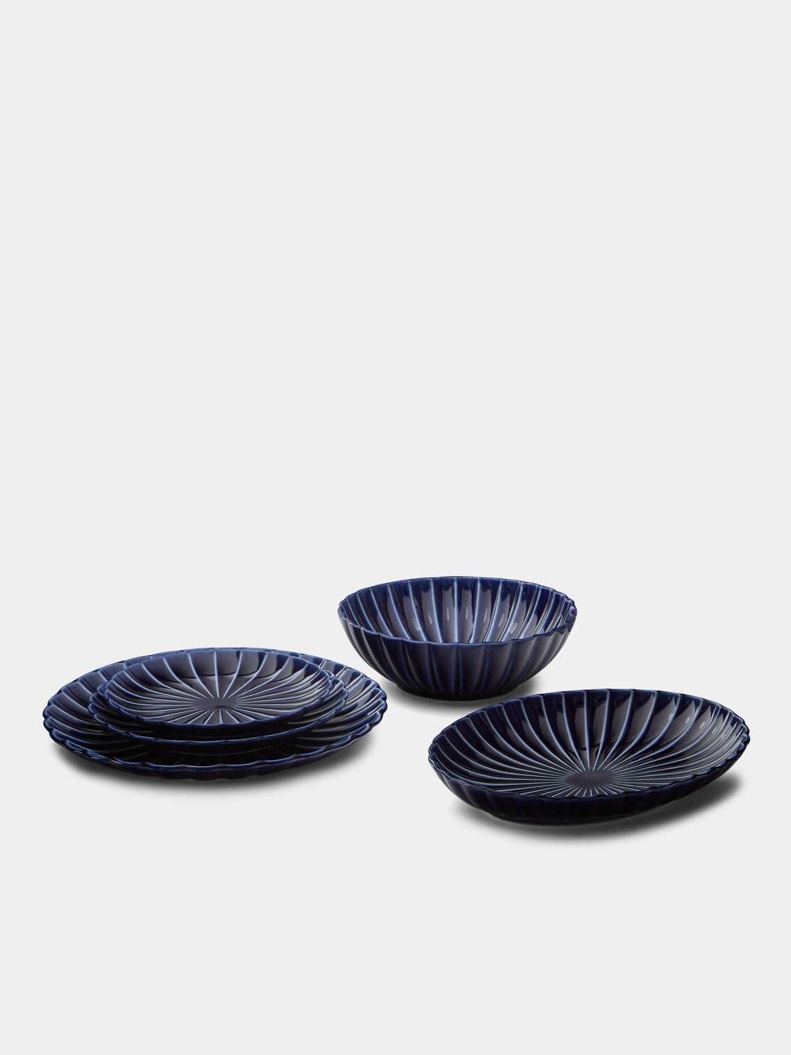 Kaneko Kohyo - Giyaman Urushi Ceramic Dessert Plates (Set of 4) -  - ABASK