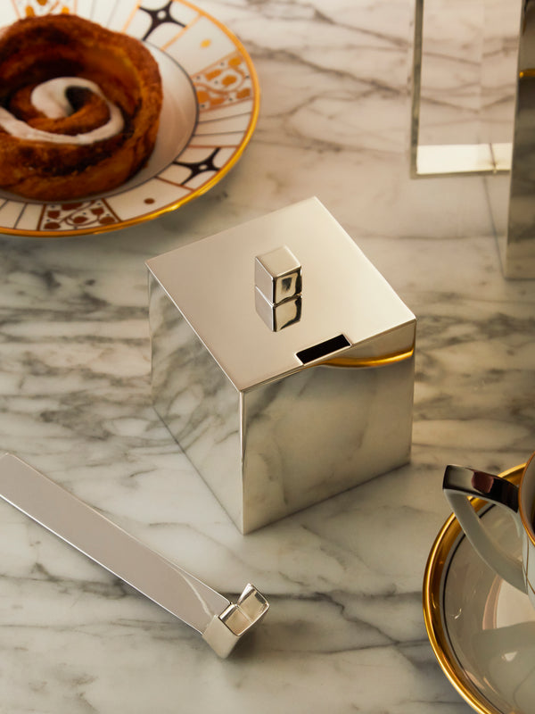 Gaia Silver-Plated Sugar Bowl