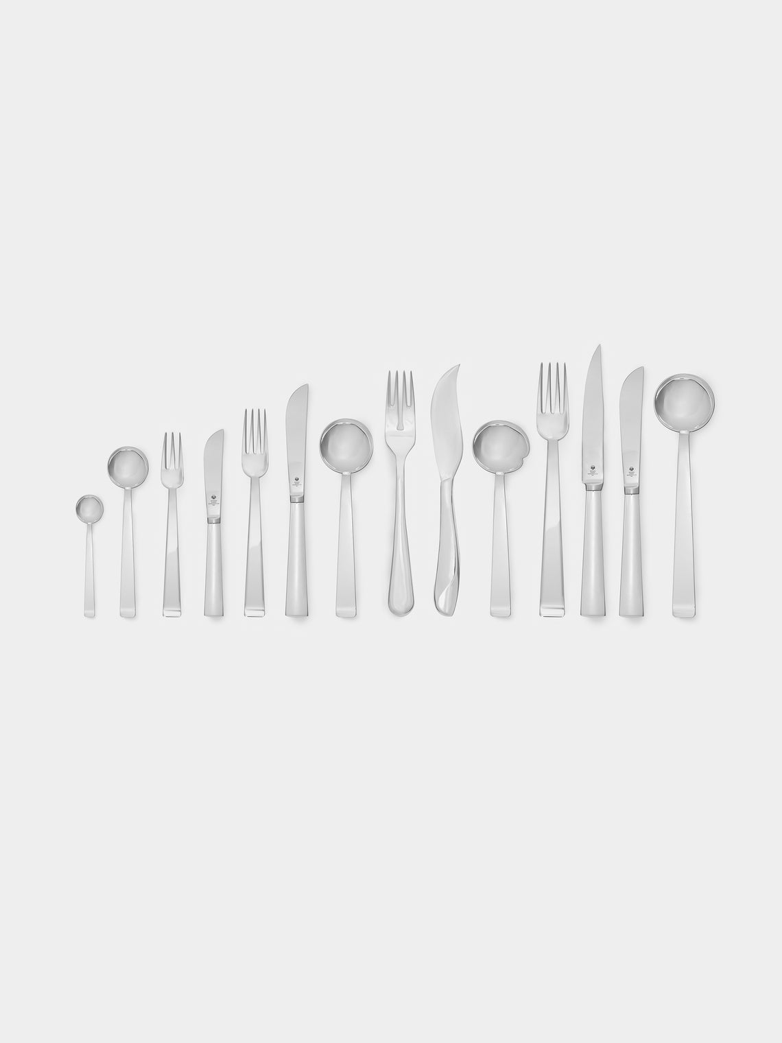 Wiener Silber Manufactur - Josef Hoffmann 135 Silver-Plated Dessert Knife - Silver - ABASK