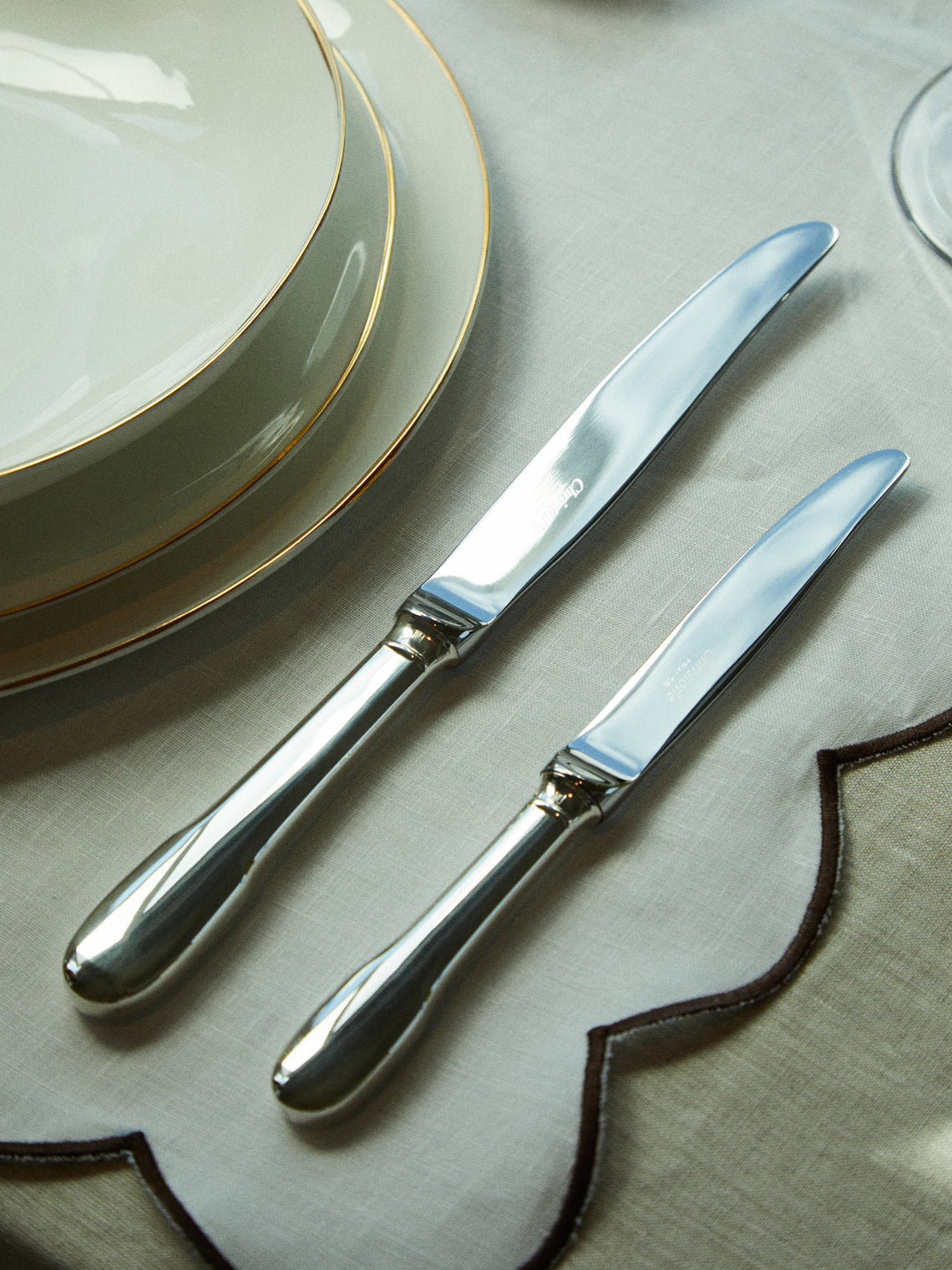 Christofle - Cluny Silver-Plated Cutlery - Silver - ABASK