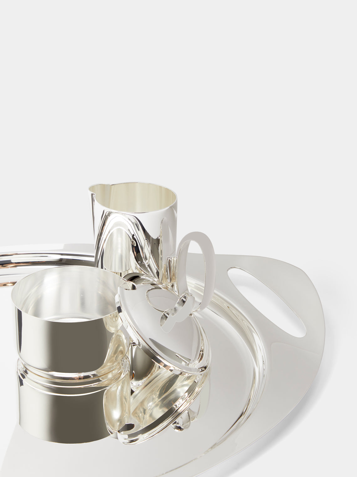 Zanetto - Eye Silver-Plated Tea and Coffee Set -  - ABASK