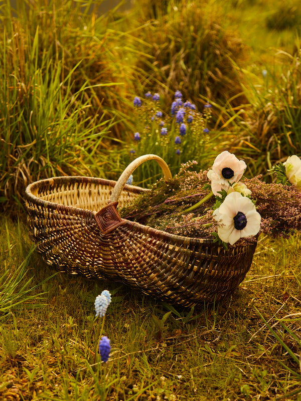 Benjamin Nauleau - Handwoven Willow Deep Gathering Basket -  - ABASK