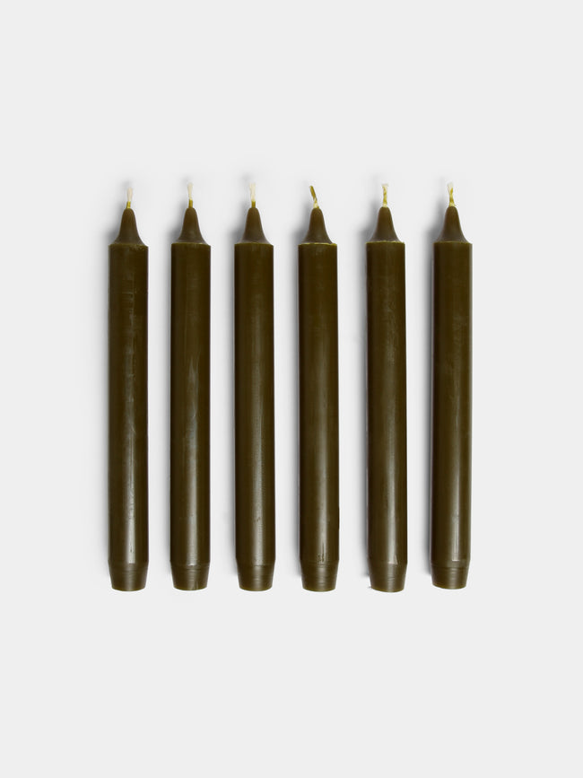 Trudon - Tapered Candles (Set of 6) - Green - ABASK - 