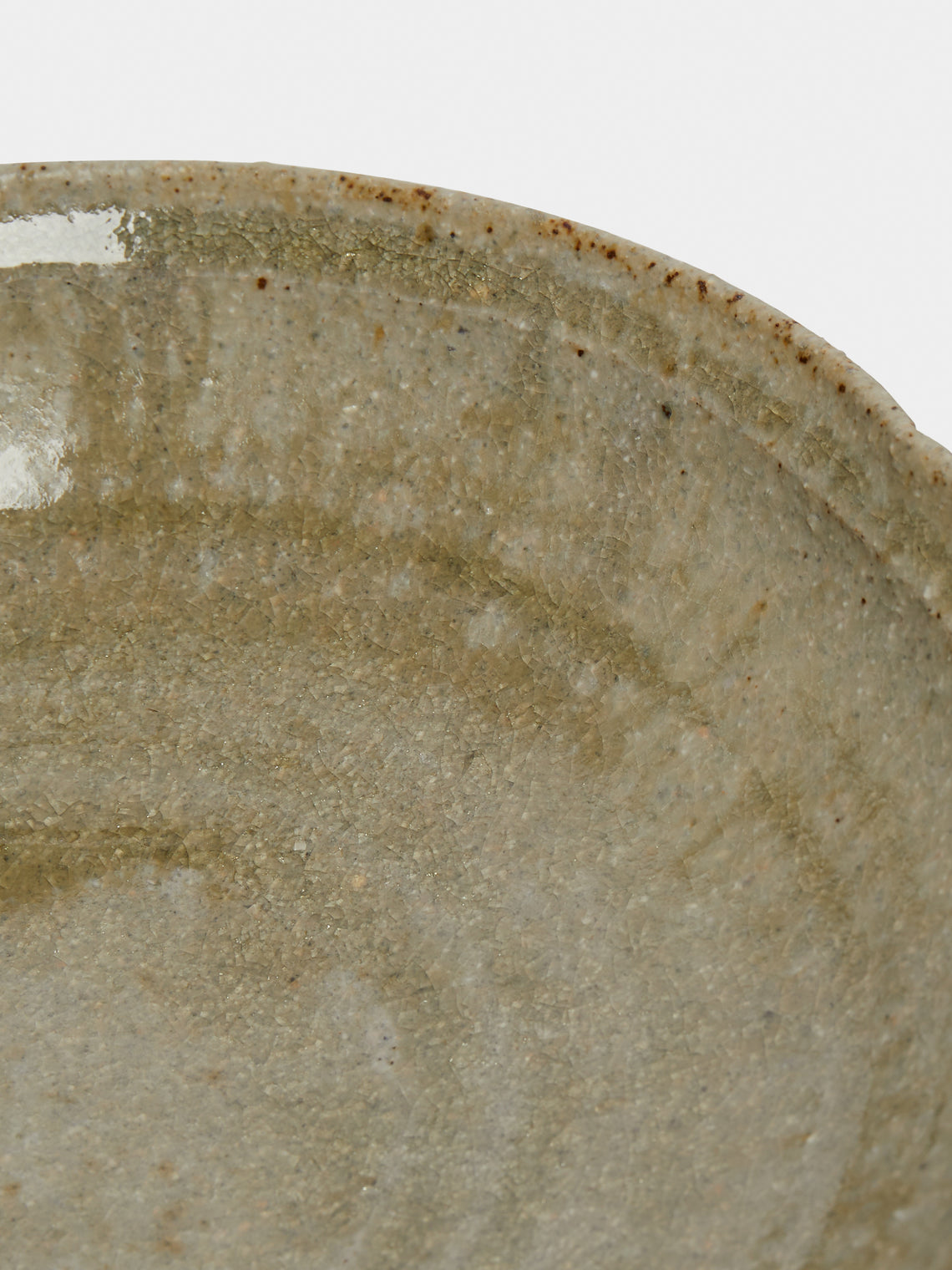 Ingot Objects - Ash-Glazed Ceramic Small Dish - Beige - ABASK