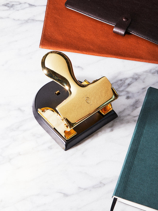 El Casco - Gold Plated Hole Punch - Gold - ABASK