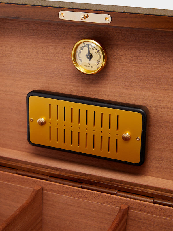 Giobagnara - Santiago Leather Large Humidor Case (80 Cigars) -  - ABASK