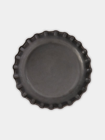 Perla Valtierra - Hand-Glazed Ceramic Dinner Plates (Set of 4) -  - ABASK - 