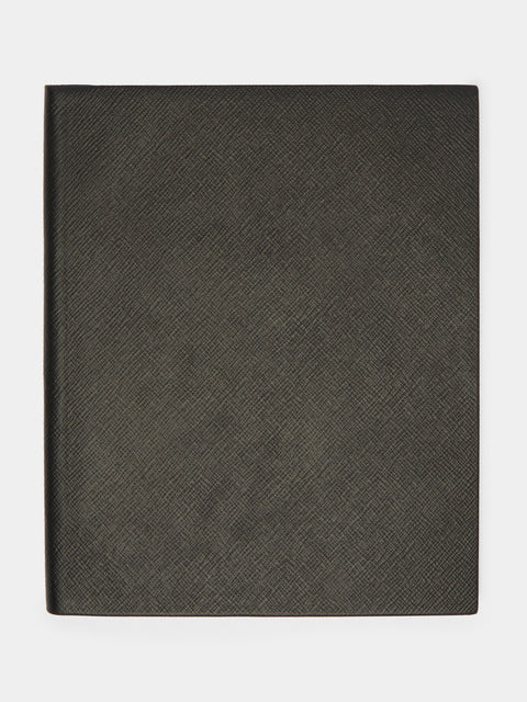 Smythson - Portobello Leather Notebook - Black - ABASK - 