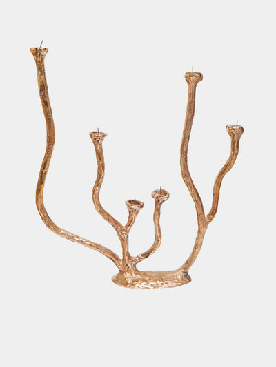 Osanna Visconti - Alga Hand-Cast Bronze Candle Holder -  - ABASK - 