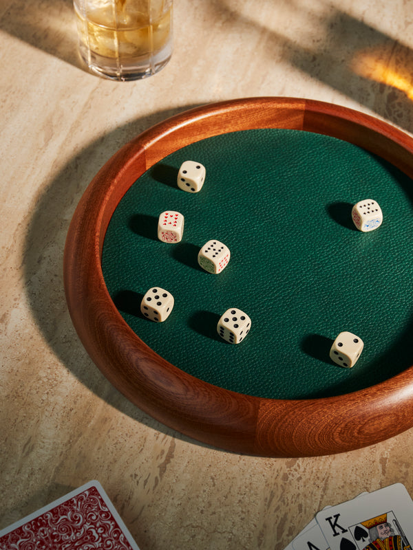 Dal Negro - Mahogany Dice Tray -  - ABASK