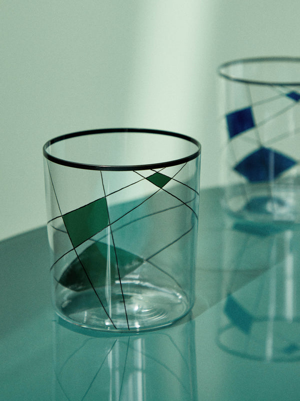 Lobmeyr - Neo Enamel Hand-Painted Crystal Tumbler -  - ABASK