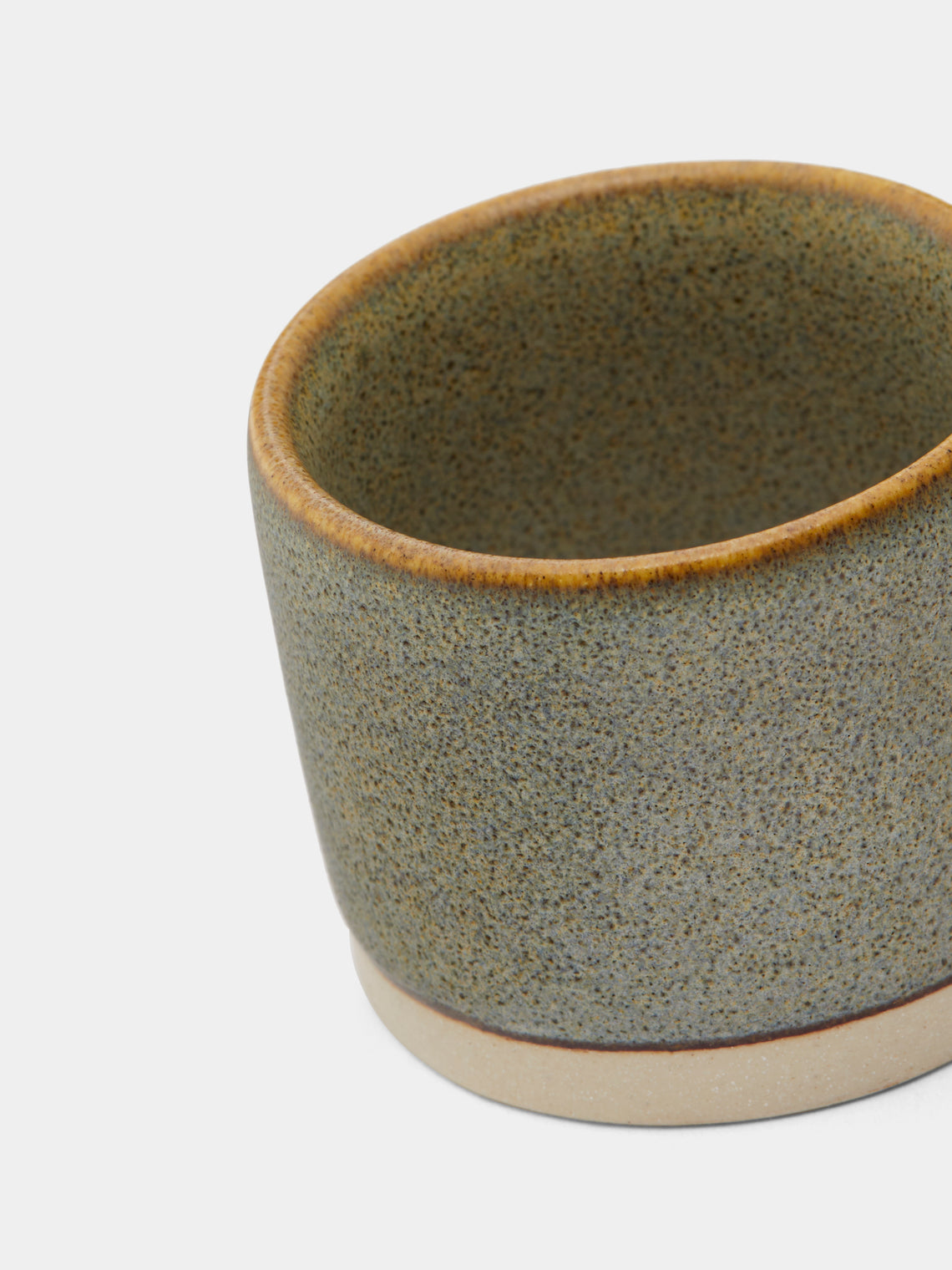 Mervyn Gers Ceramics - Hand-Glazed Ceramic Napkin Rings (Set of 6) - Beige - ABASK