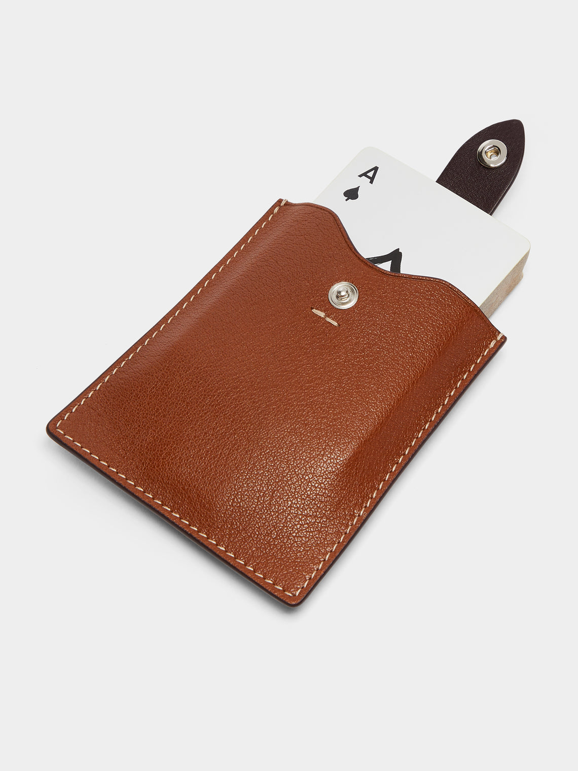 Métier - Playing Cards & Leather Case - Brown - ABASK
