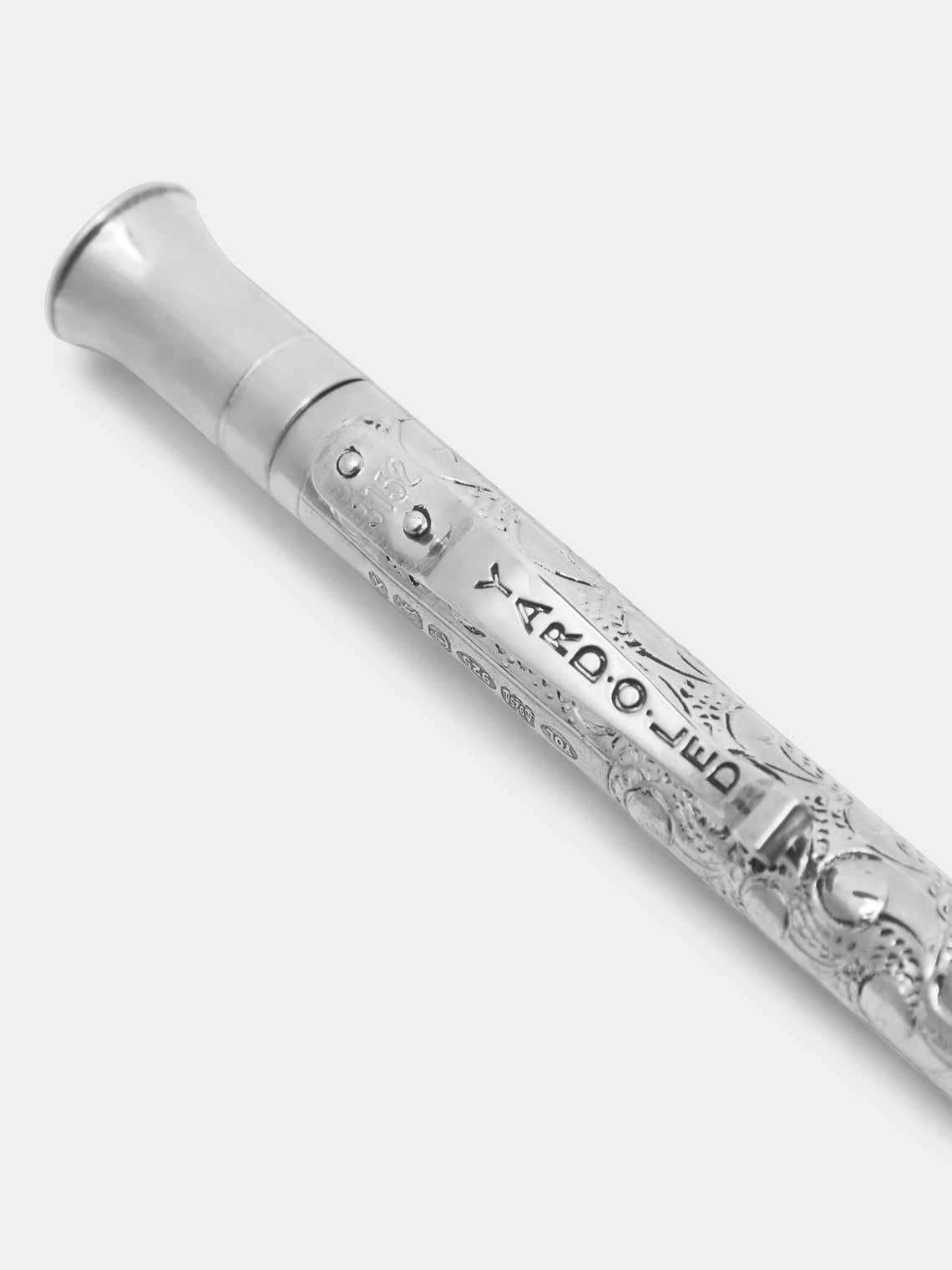 Yard O Led - Perfecta Victorian Sterling Silver Ball Pen - Silver - ABASK