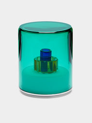 Green Wolf Lighting - Verde II Hand-Blown Murano Glass Portable Table Light - Green - ABASK - 