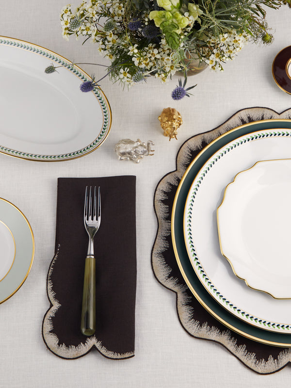 Valver Embroidered Linen Napkins (Set of 4)