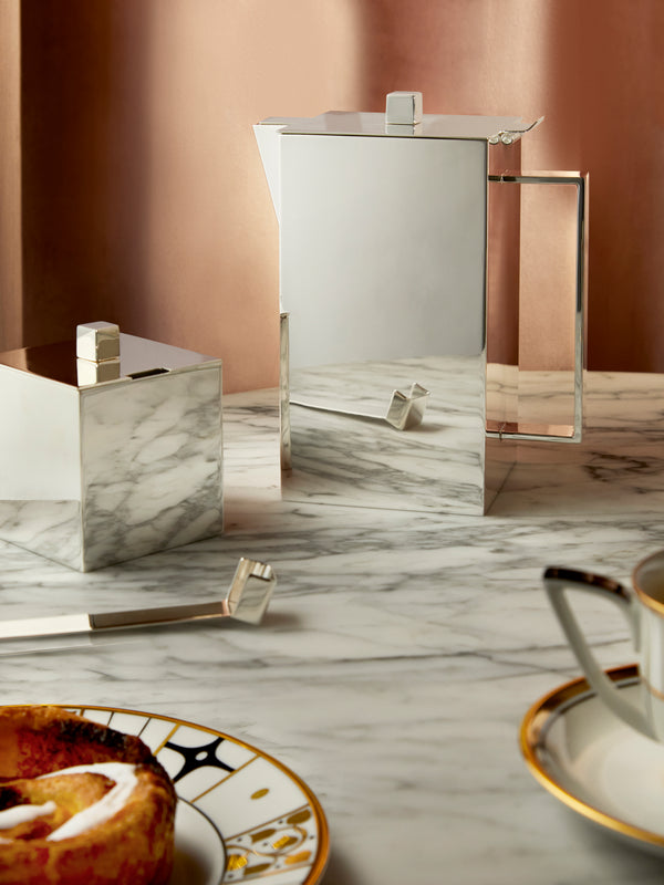 Zanetto - Gaia Silver-Plated Teapot -  - ABASK