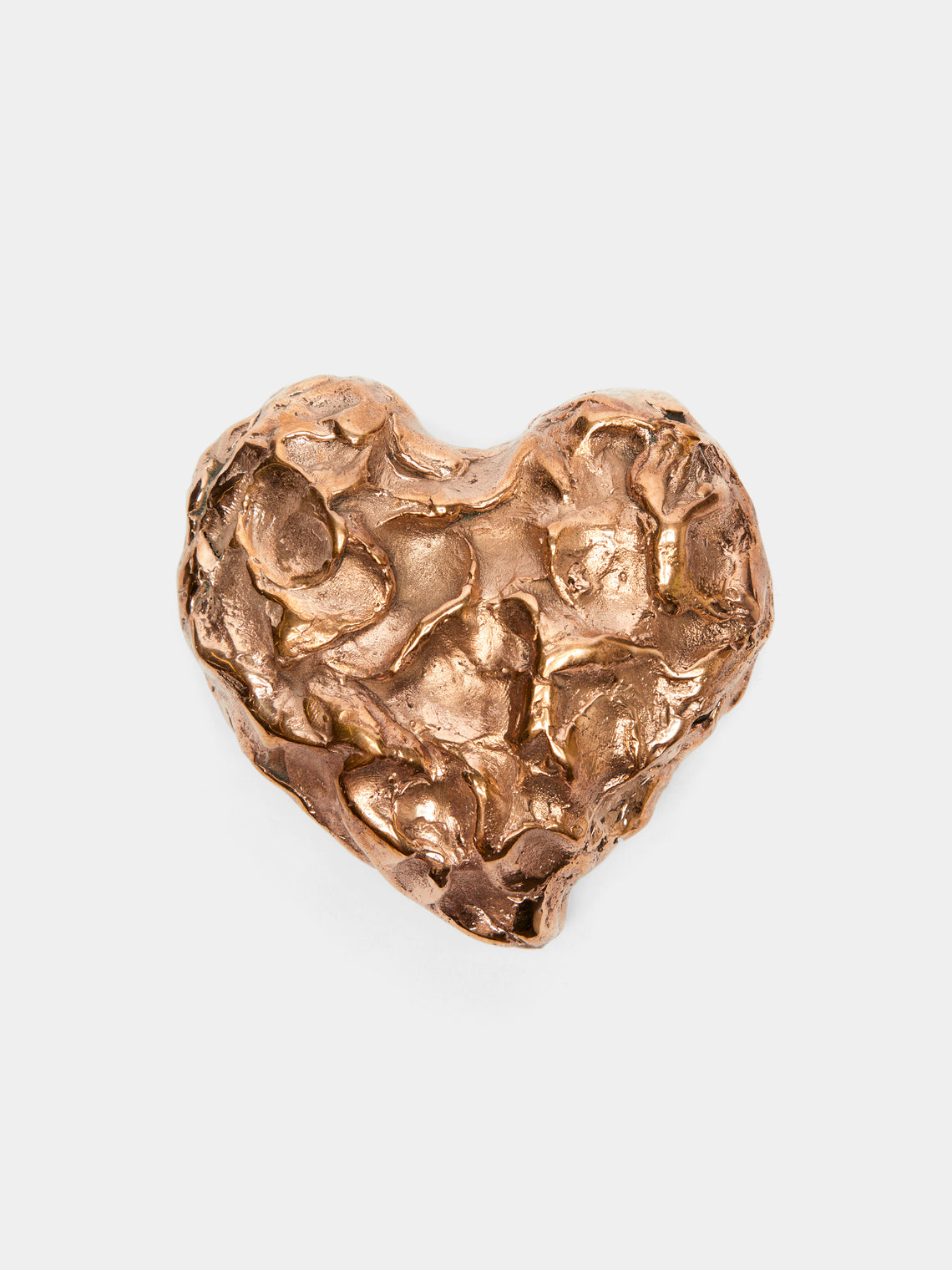 Osanna Visconti - Bronze Heart Paperweight - Metallics - ABASK