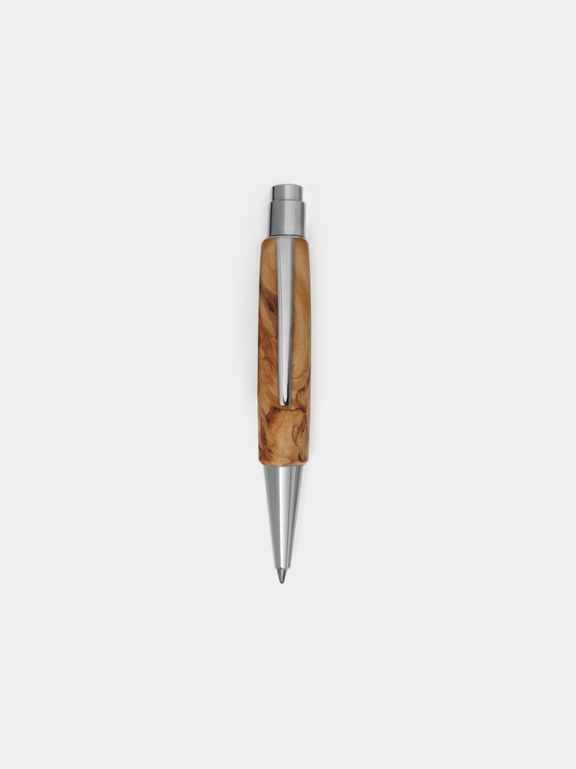 Atelier Fesseler - Berlin Finnish Birch Mini Ballpoint Pen - Brown - ABASK - 