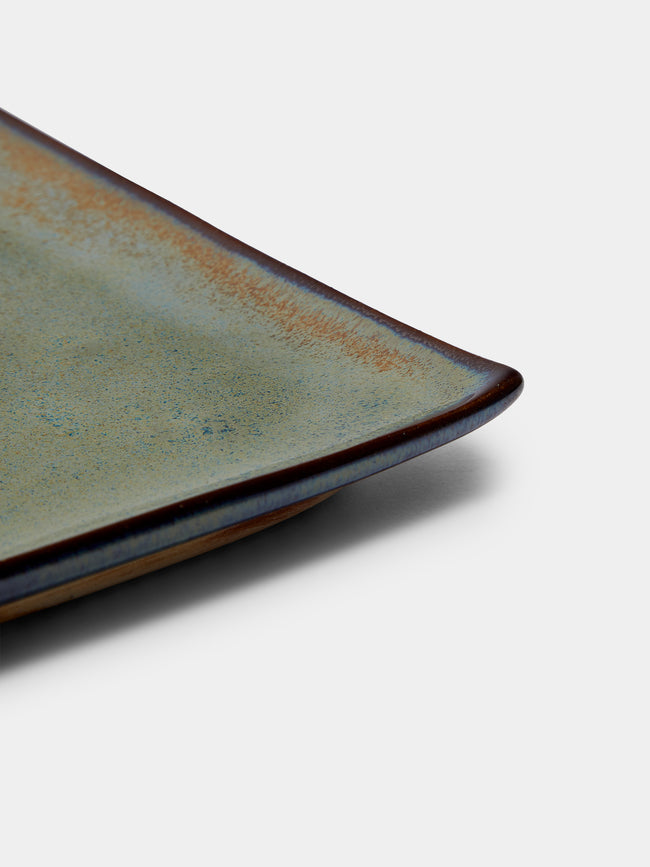 Mervyn Gers Ceramics - Rectangular Serving Platter - Green - ABASK