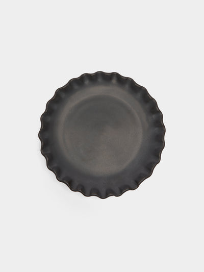 Perla Valtierra - Hand-Glazed Ceramic Dessert Plates (Set of 4) -  - ABASK - 