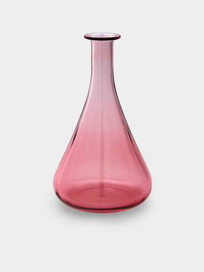 Moser - Optic Hand-Blown Crystal Wine Carafe - Pink - ABASK - 